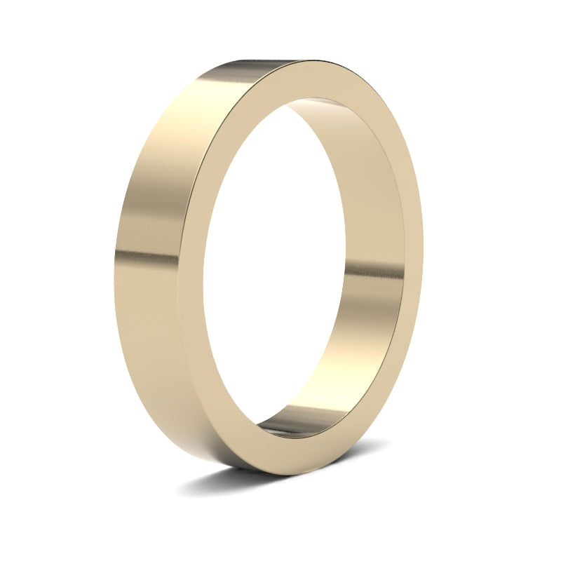 Classic Flat Profile Wedding Ring Selection
