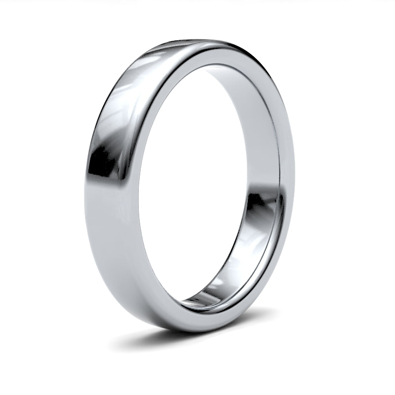 Embrace Comfort and Elegance: Ladies Soft Court Profile Wedding Bands.