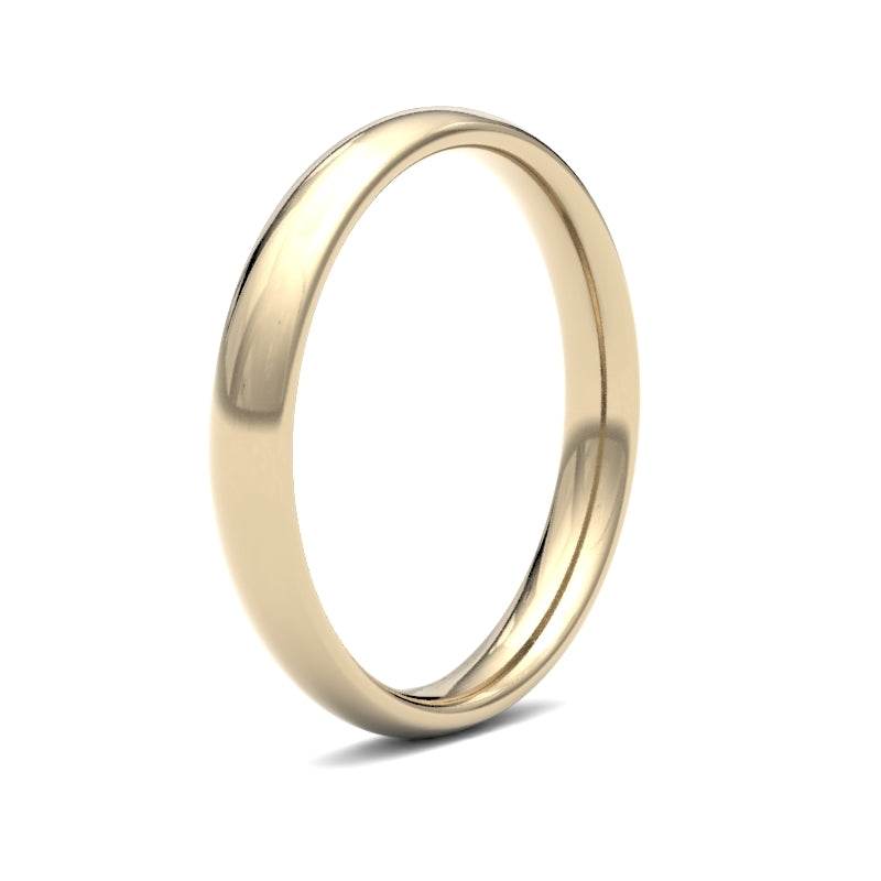 Ladies Court Profile Wedding Bands for Timeless Elegance.