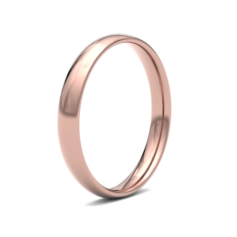 Ladies Court Profile Wedding Bands for Timeless Elegance.