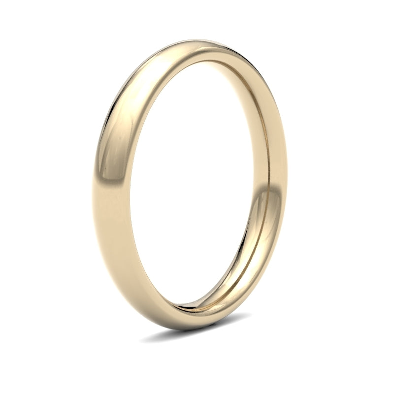 Ladies Court Profile Wedding Bands for Timeless Elegance.