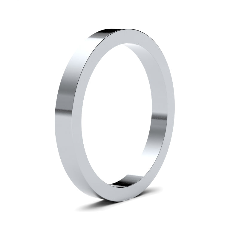 Explore Our Selection of Ladies' Flat Profile Wedding Bands.