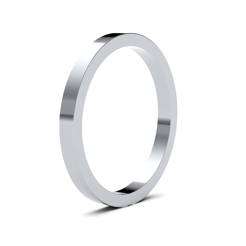 Explore Our Selection of Ladies' Flat Profile Wedding Bands.