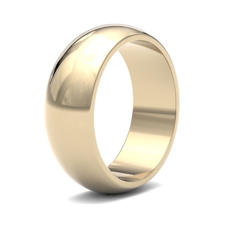 Gents D-Shape Profile Wedding Bands Timeless Symbols of Commitment.