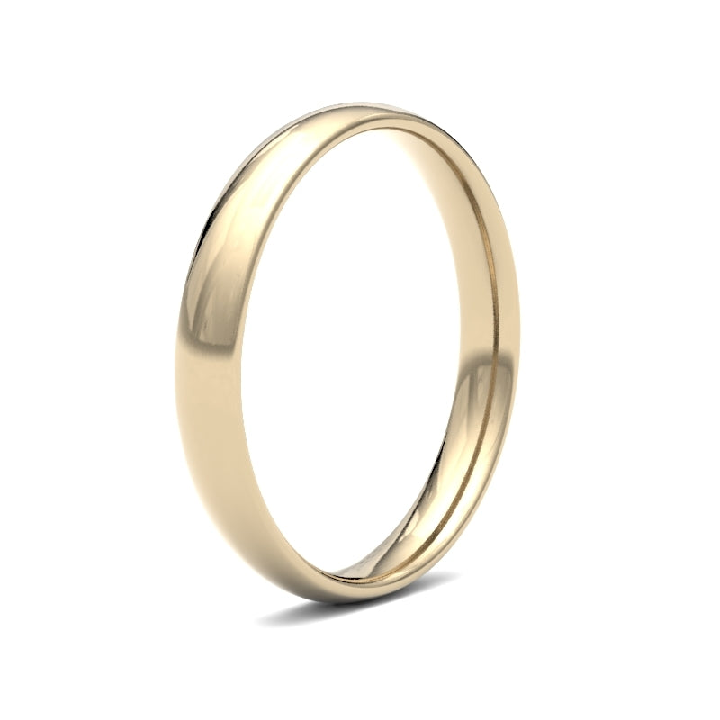 Ladies Court Profile Wedding Bands for Timeless Elegance.