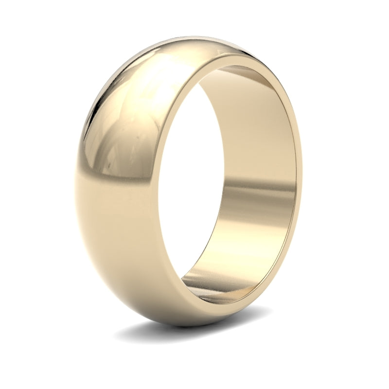 Gents D-Shape Profile Wedding Bands Timeless Symbols of Commitment.