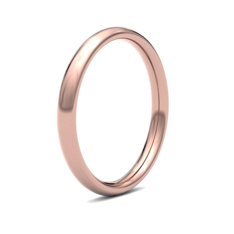 Ladies Court Profile Wedding Bands for Timeless Elegance.