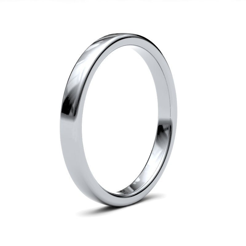 Ladies Soft Court Profile Ring - Versatile Finish Options