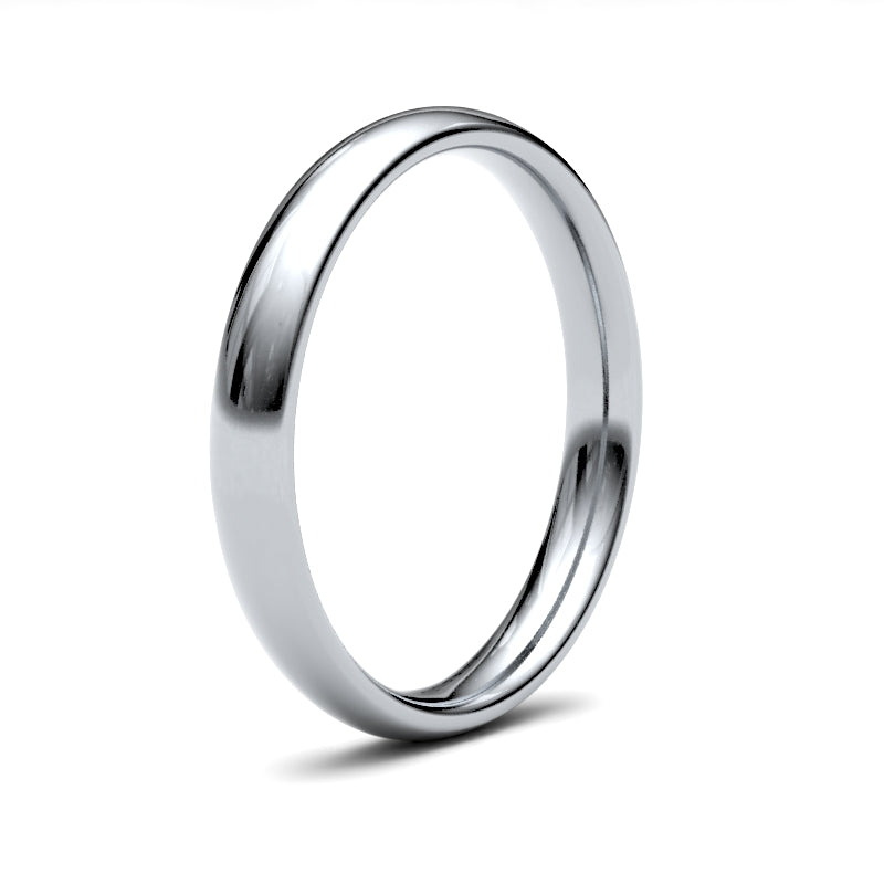 Ladies Court Profile Wedding Bands for Timeless Elegance.