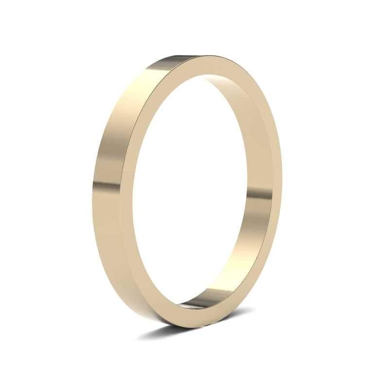 Explore Our Selection of Ladies' Flat Profile Wedding Bands.