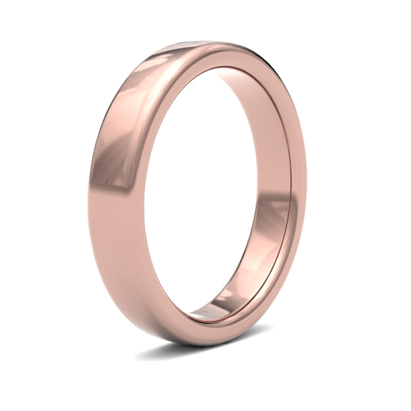 Embrace Comfort and Elegance: Ladies Soft Court Profile Wedding Bands.