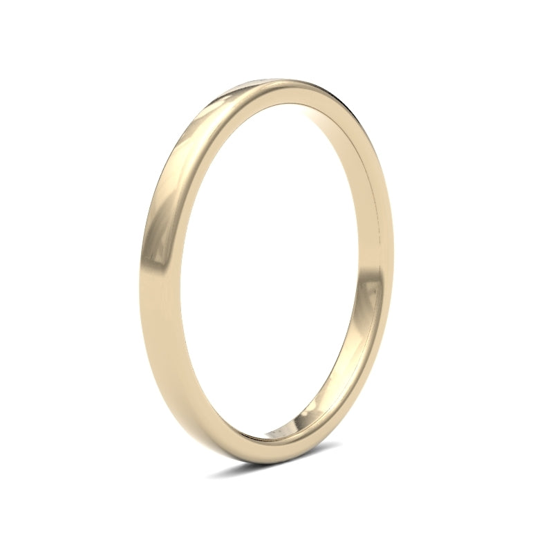 Ladies Soft Court Profile Ring - Versatile Finish Options