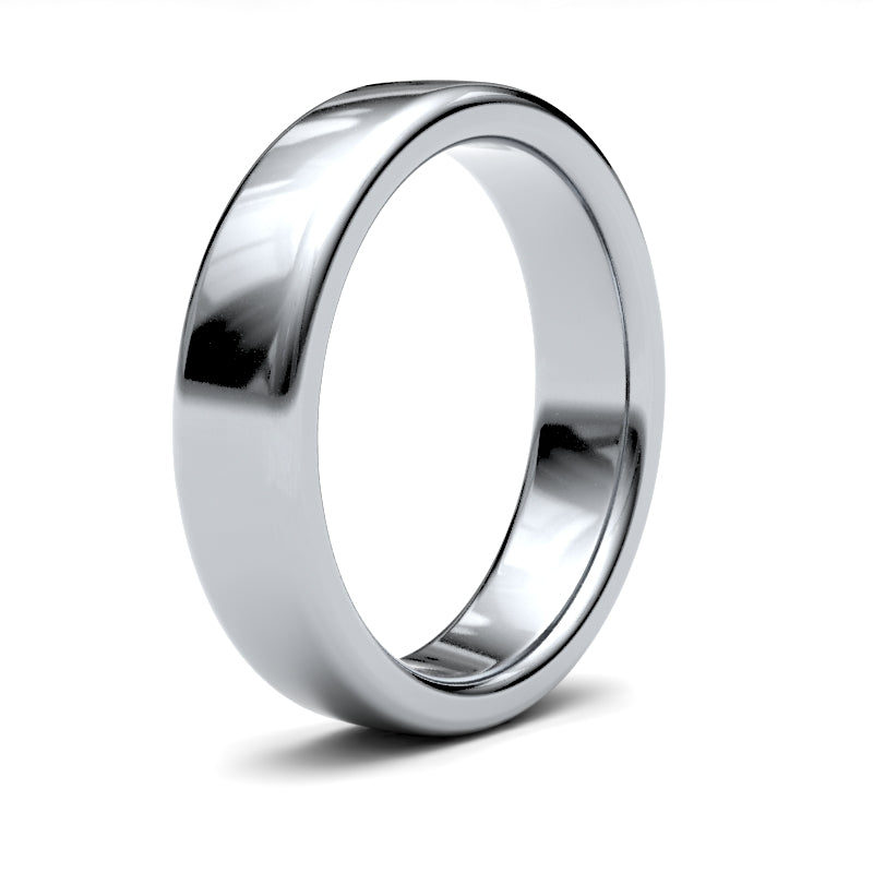 Gents Soft Court Profile Wedding Bands.