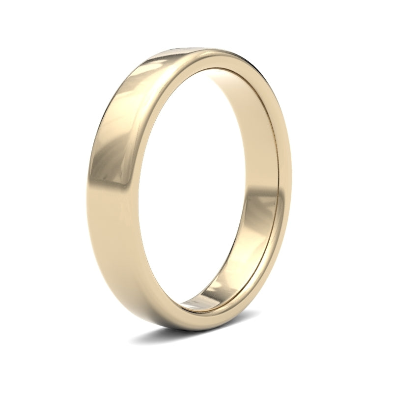 Men's Comfort Fit Wedding Ring with Soft Court Profile