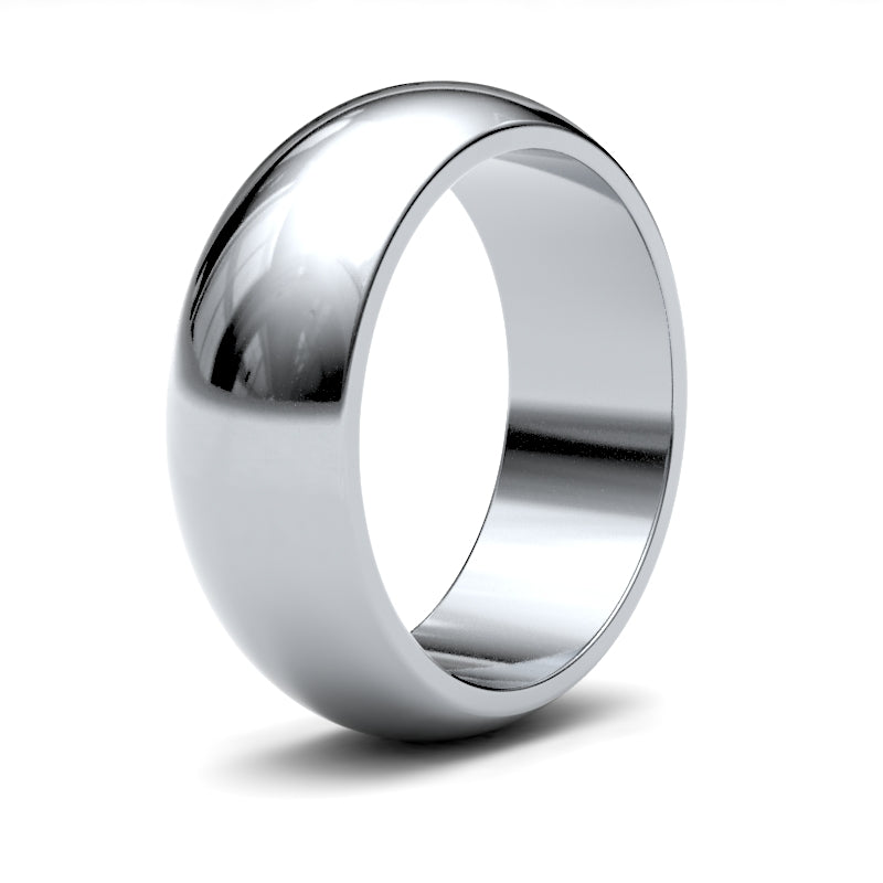 Gents D-Shape Profile Wedding Bands Timeless Symbols of Commitment.