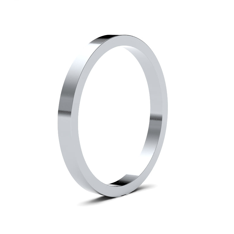 Explore Our Selection of Ladies' Flat Profile Wedding Bands.