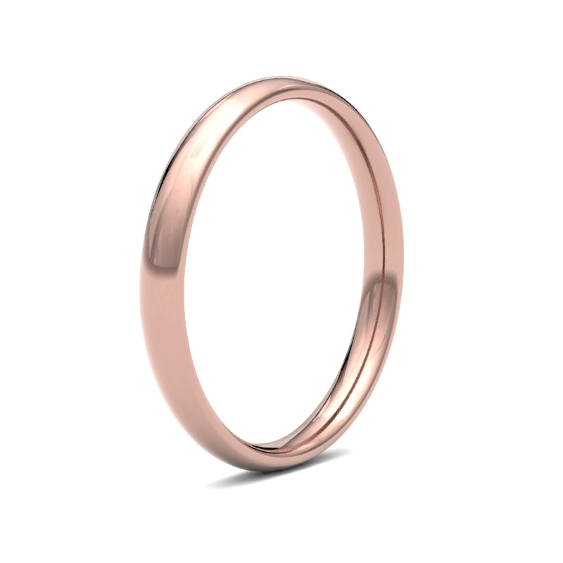 Ladies Court Profile Wedding Bands for Timeless Elegance.