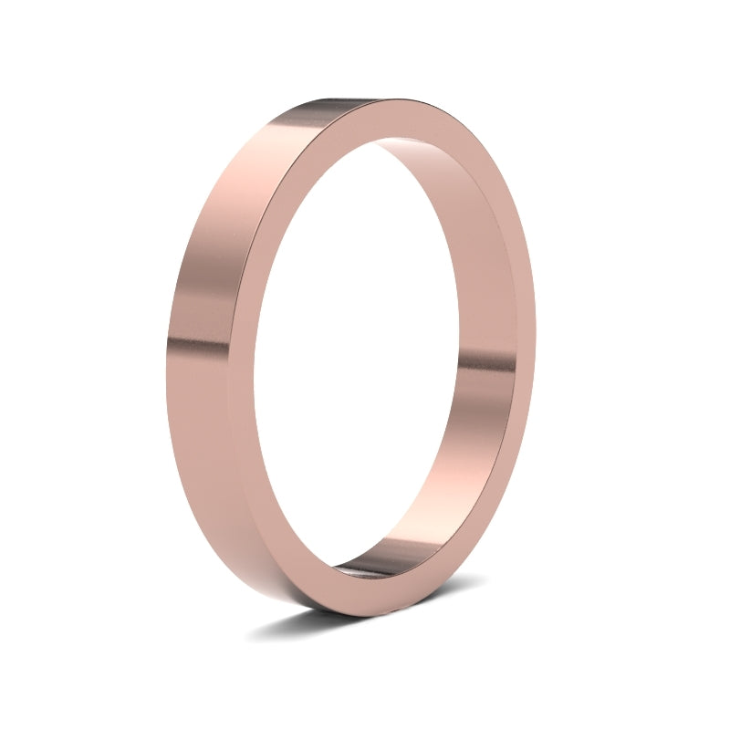 Explore Our Selection of Ladies' Flat Profile Wedding Bands.