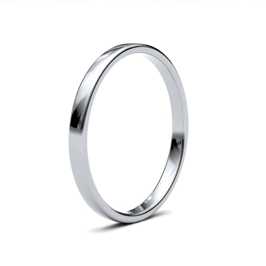 Ladies Soft Court Profile Ring - Versatile Finish Options