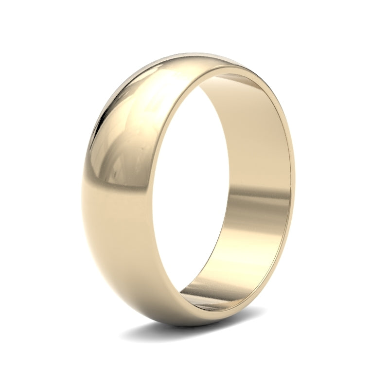 Gents D-Shape Profile Wedding Bands Timeless Symbols of Commitment.