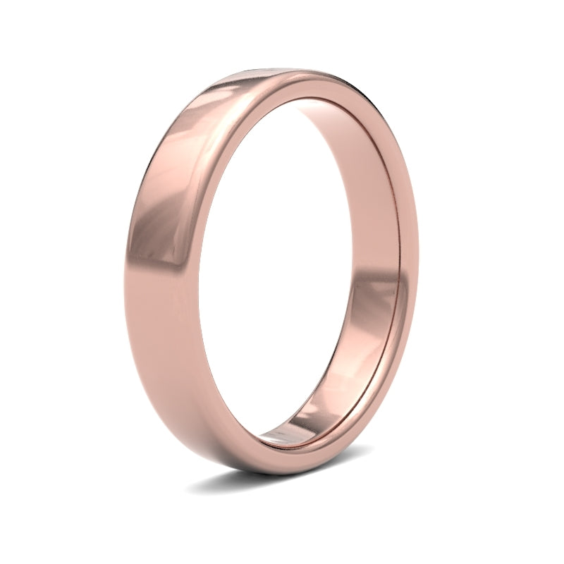 Embrace Comfort and Elegance: Ladies Soft Court Profile Wedding Bands.