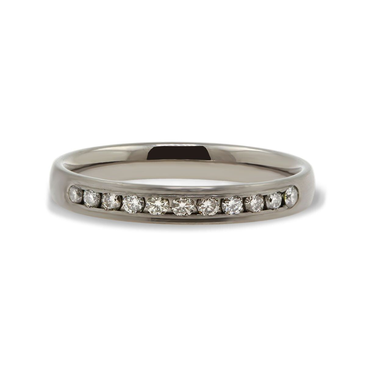 3.0mm diamond channel set ring. Henry D Johnstone Jewellers, Alderley Edge, Poynton, Cheshire.