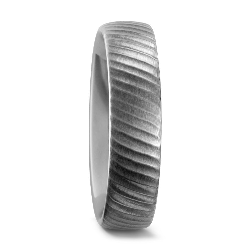Titanium ripple design ring. Henry D Johnstone Jewellers, Alderley Edge, Poynton, Cheshire.