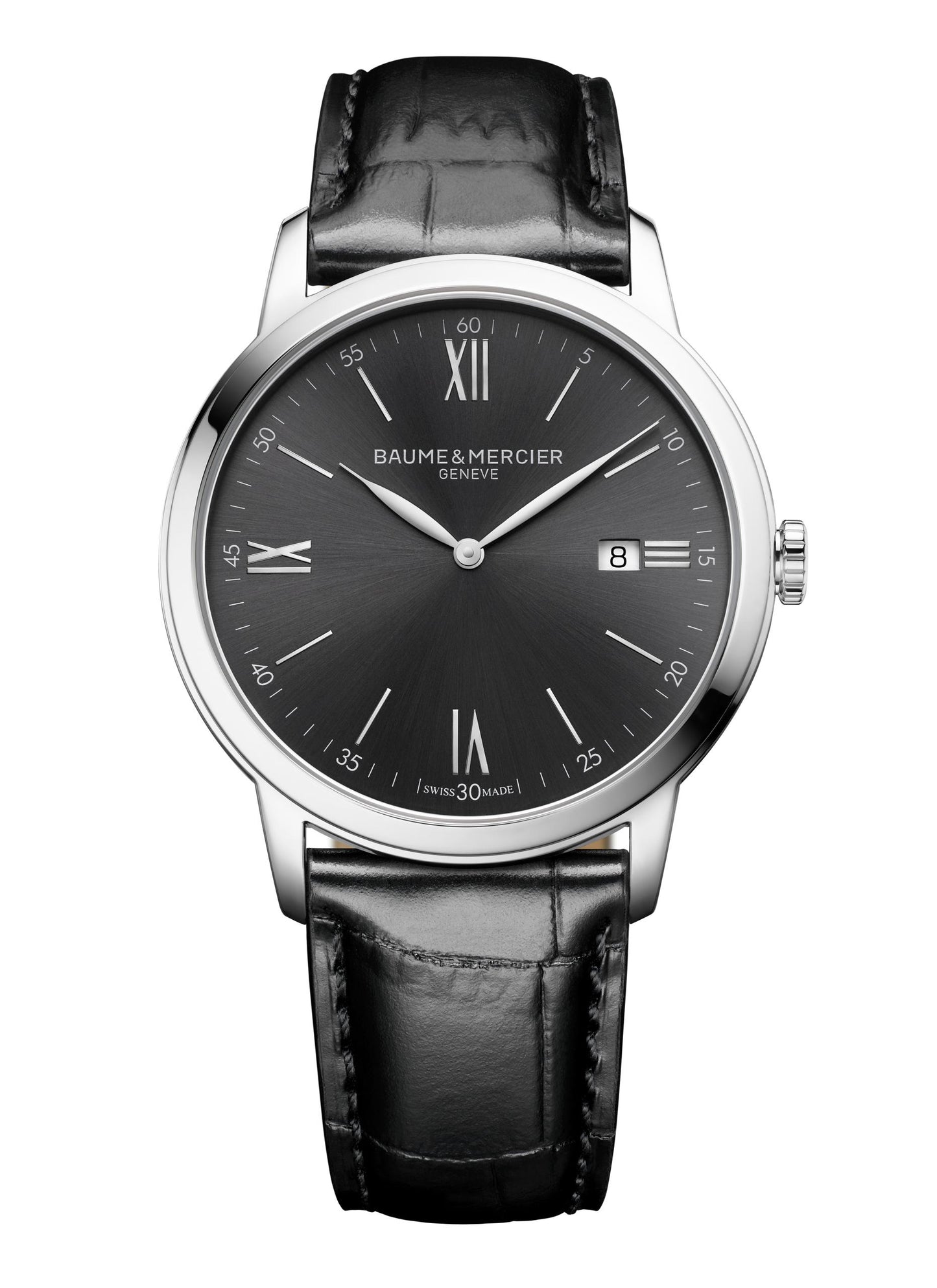 Baume & Mercier 'Classima' Quartz Watch With Date. Henry D Johnstone Jewellers. Alderley Edge, Poynton, Cheshire.