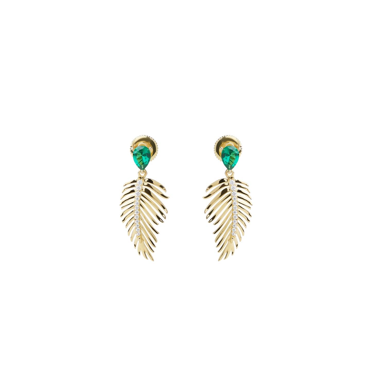 Carat 'Palma' earrings - CE925Y-PALM-EM