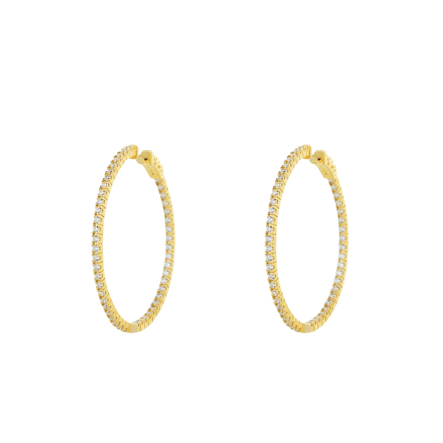 Carat 'Paloma' large hoop gold vermeil gold vermeil - CE925YPALO