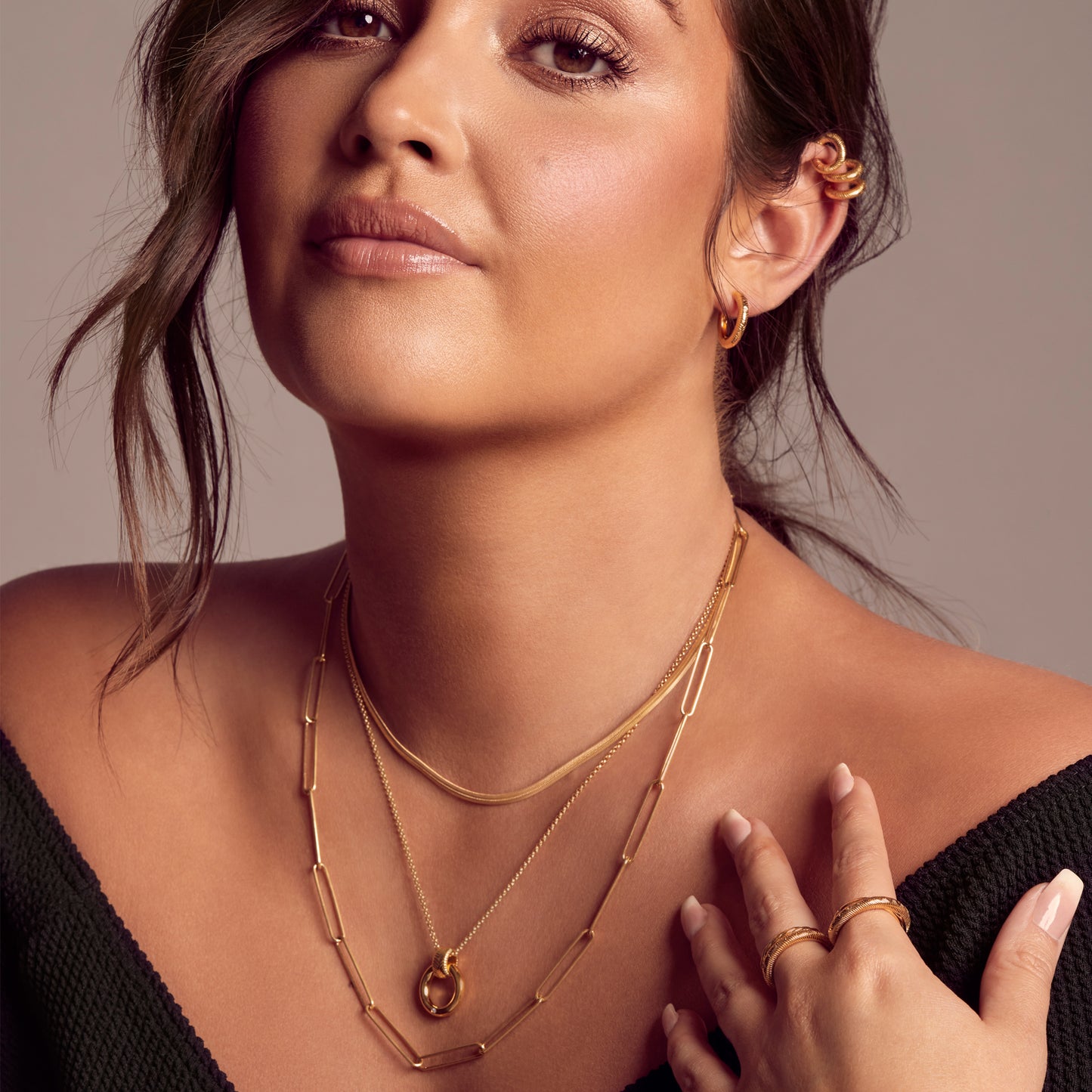 Hot Diamonds Oval Snake Chain CH101.