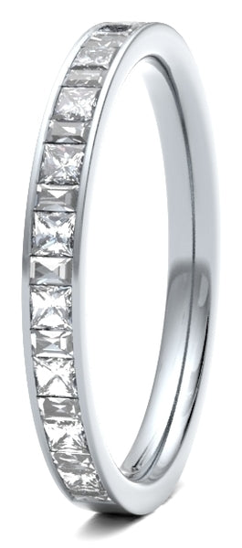 Round Brilliant Cut Diamond Milligrain Channel Claw Ring