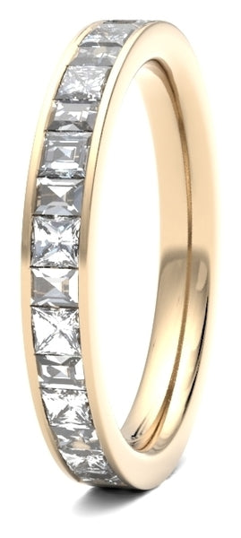 Round Brilliant Cut Diamond Milligrain Channel Claw Ring