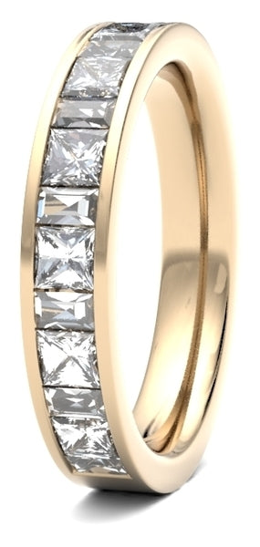Round Brilliant Cut Diamond Milligrain Channel Claw Ring