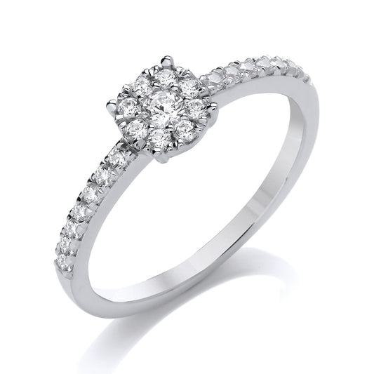 CRW02 Round Engagement Ring