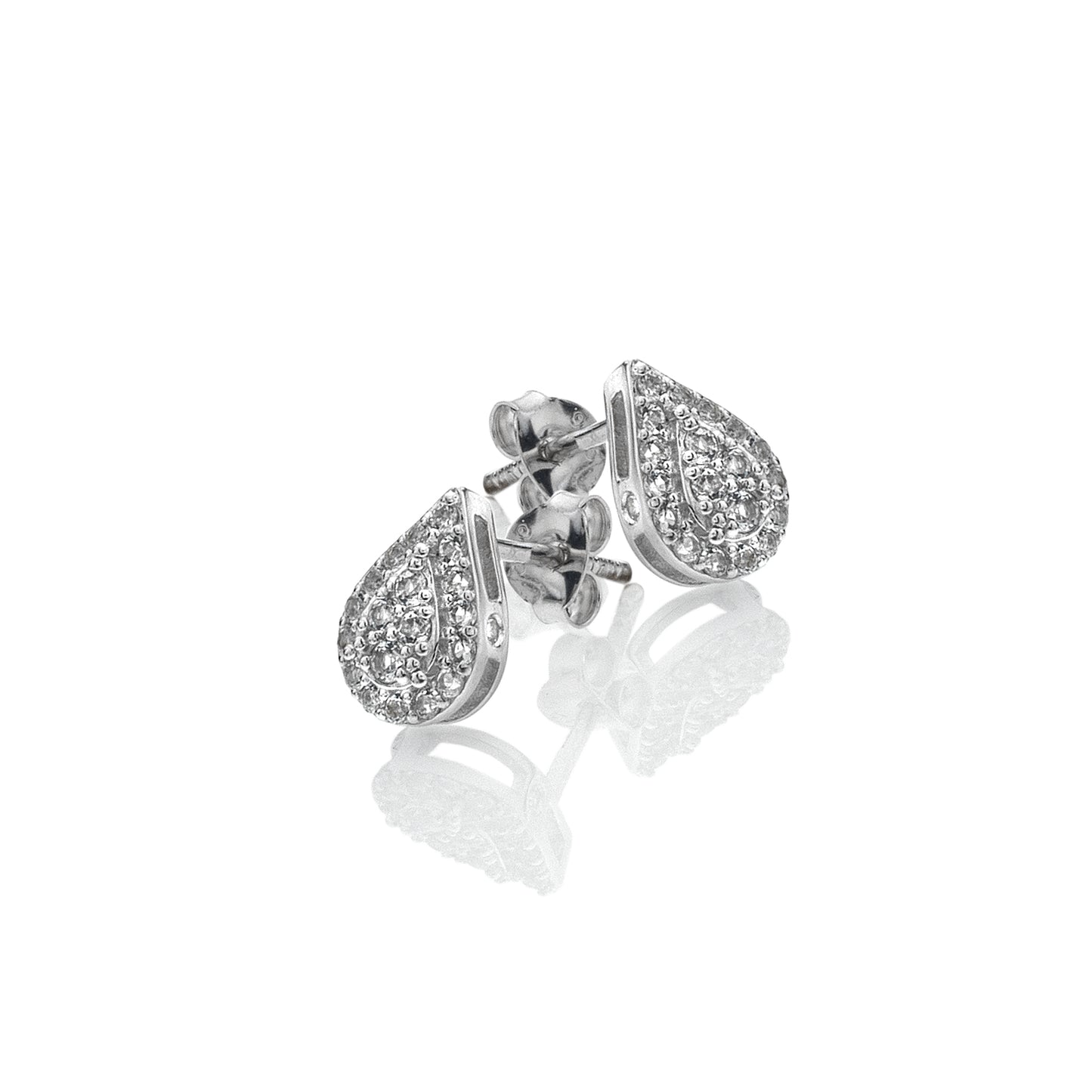 Hot Diamonds Glimmer White Topaz Earrings DE736.