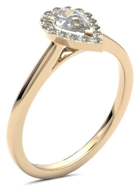 DHP01 Pear Engagement Ring