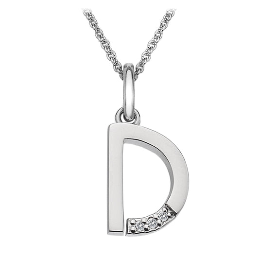 Hot Diamonds Love Letter D Micro Pendant DP404.