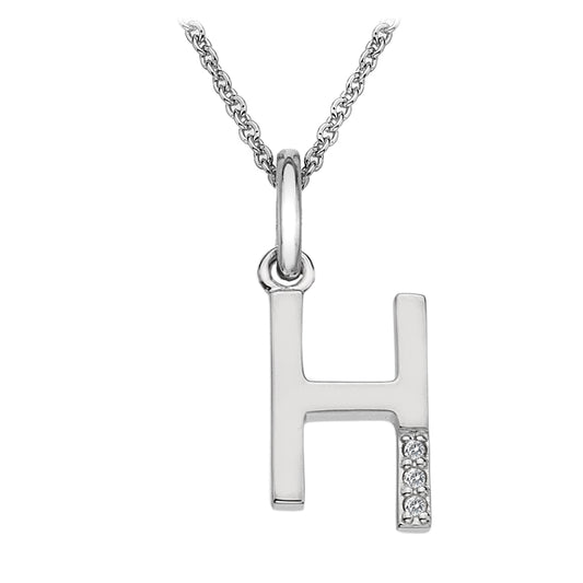Hot Diamonds Love Letter H Micro Pendant DP408.