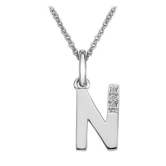 Hot Diamonds Love Letter N Micro Pendant DP414.