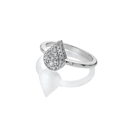 Hot Diamonds Glimmer White Topaz Ring DR255.