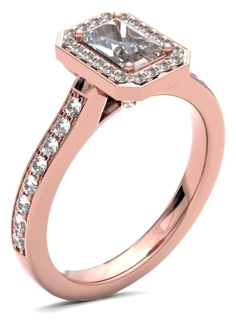 EHG01 Emerald Engagement Ring