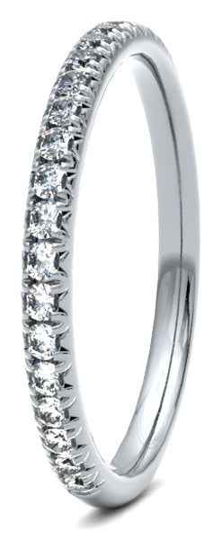 French Pave Diamond Wedding Ring