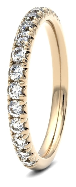 French Pave Diamond Wedding Ring