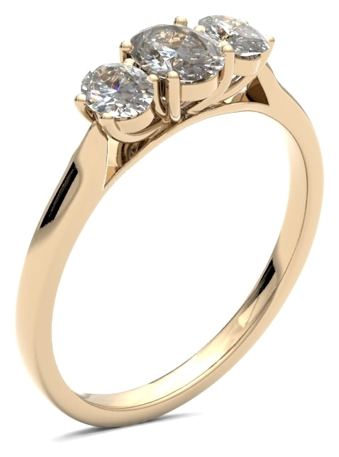 M3O01 Oval Engagement Ring