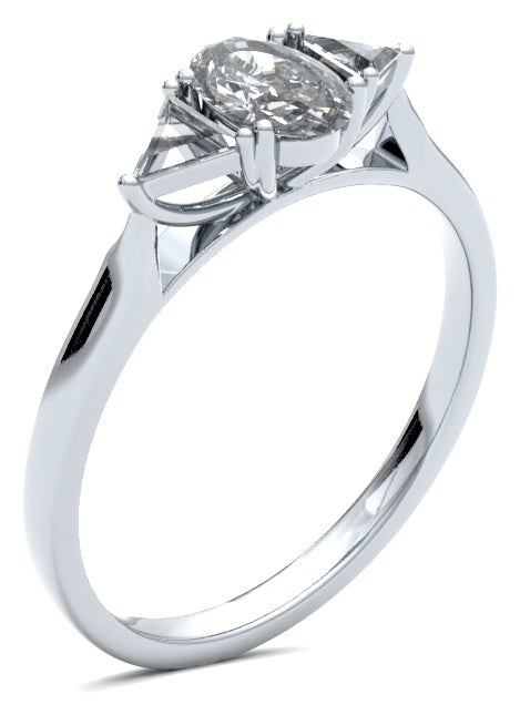 M3O02 Oval Engagement Ring