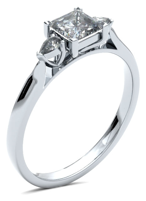 M3P01 Princess Engagement Ring