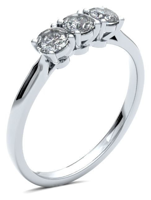 M3R02 Round Engagement Ring