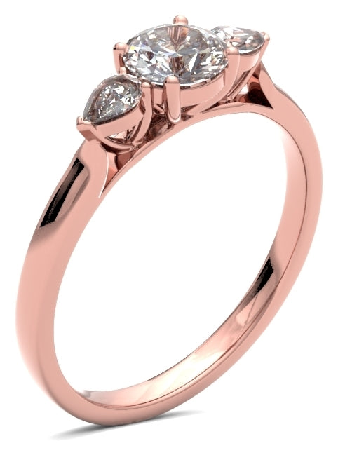 M3R03 Round Engagement Ring