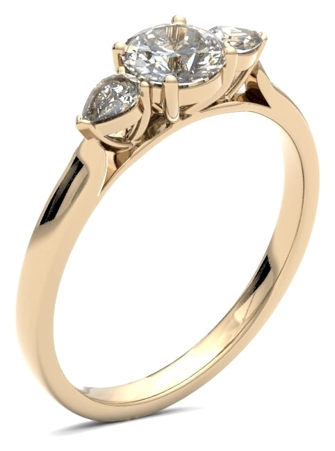 M3R03 Round Engagement Ring